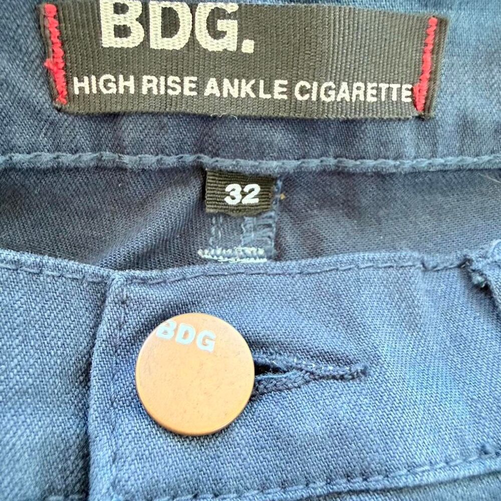 Bdg Blue Ombre Gradient High Rise Ankle Cigarette Jeans - Size 32 - Picture 2 of 8